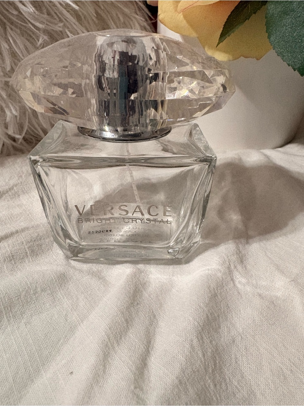 Versace Clear Crystal-Inspired Glass Perfume Bottle